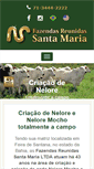 Mobile Screenshot of neloresantamaria.com.br